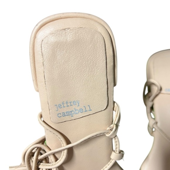 🌻Jeffrey Campbell Wraparound Leather Ankle Strap Agate Sandal  Size 9/40 - Picture 9 of 12